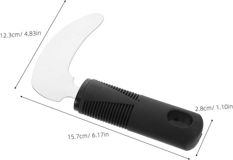 Stainless Steel Adaptive Eating Utensils Set for Elderly Hand Tremors Non Slip Handle - Image 2